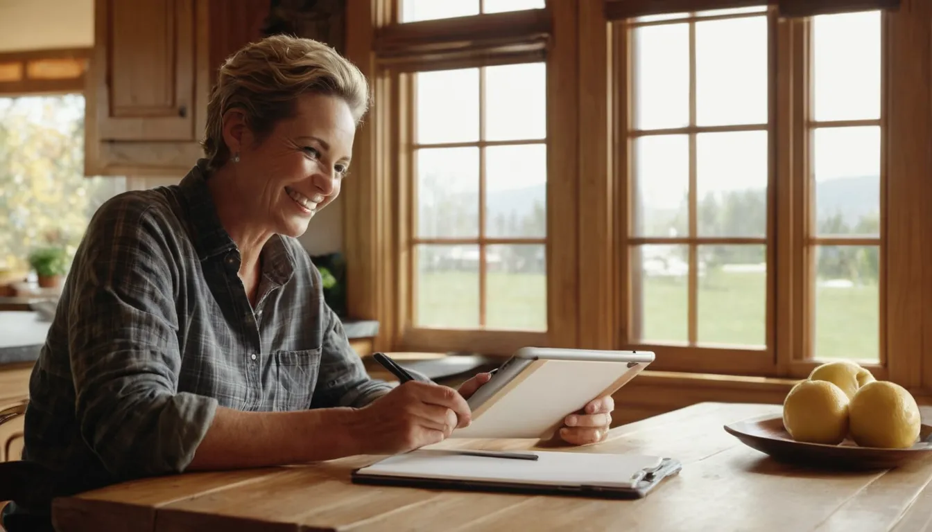 A homeowner reviewing a written septic estimate near High Bridge